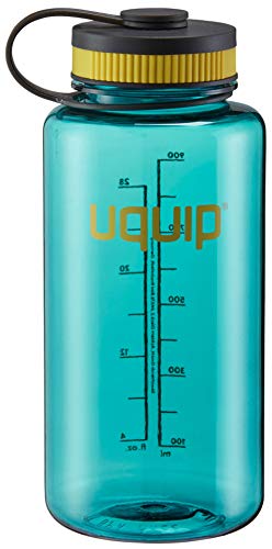  Uquip Thirsty 2.0 - Sport Trinkflasche 1 Liter - Tritan Wasserflasche, BPA-frei 